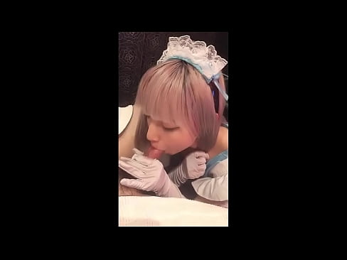 ❤️ Japanese Idol [mayuka], Frânsk faam kostúm, diel 1, blowjob en jerk off mei lotion ❌ Porno by wy ﹏